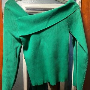 NWOT Gorgeous off the shoulder sweater.